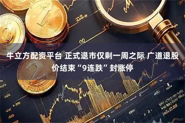 牛立方配资平台 正式退市仅剩一周之际 广道退股价结束“9连跌”封涨停