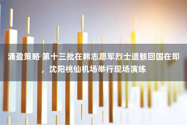 涌盈策略 第十三批在韩志愿军烈士遗骸回国在即，沈阳桃仙机场举行现场演练